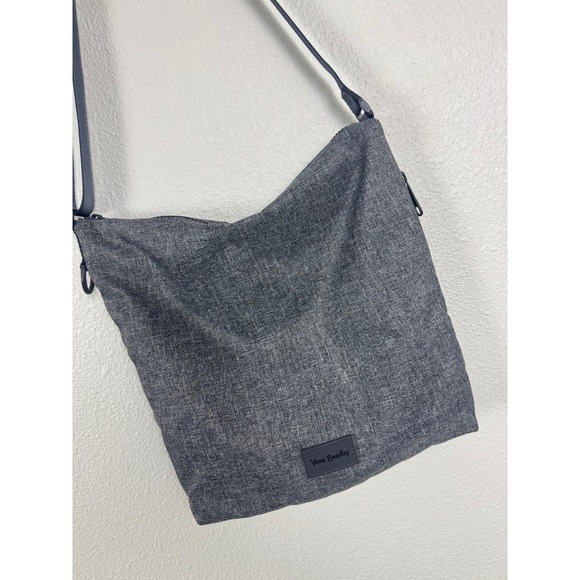 Vera Bradley Handbags - Vera Bradley ReActive Hipster Crossbody Bag Gray Heathered Recycled Polyester